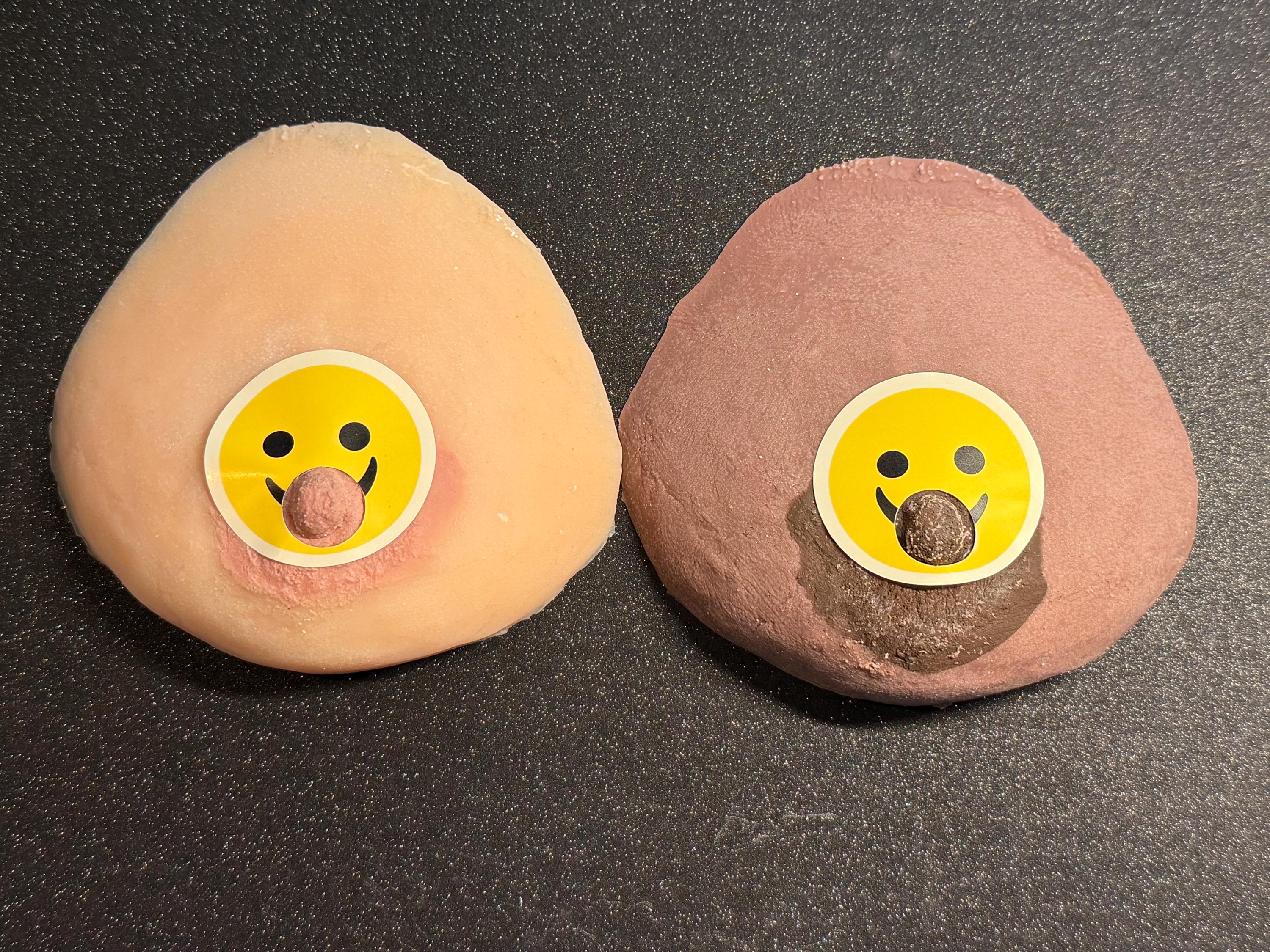 Smiley Face Nipple Pasties | Medical Grade Adhesive Stickers | Discreet Packaging