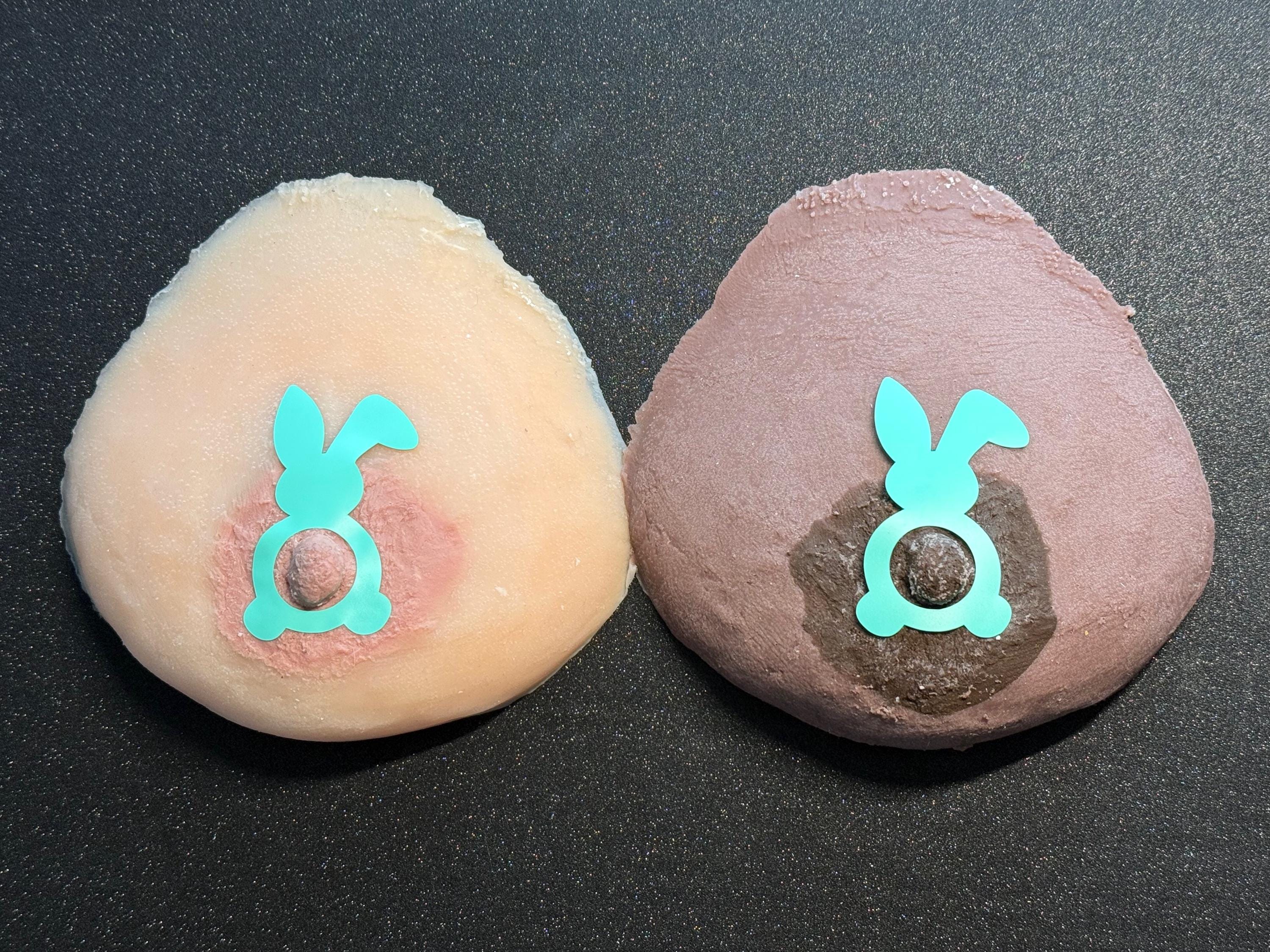 Easter Bunny Body Pasties | Self-Adhesive | Colorful Bunny Designs | Discreet Packaging