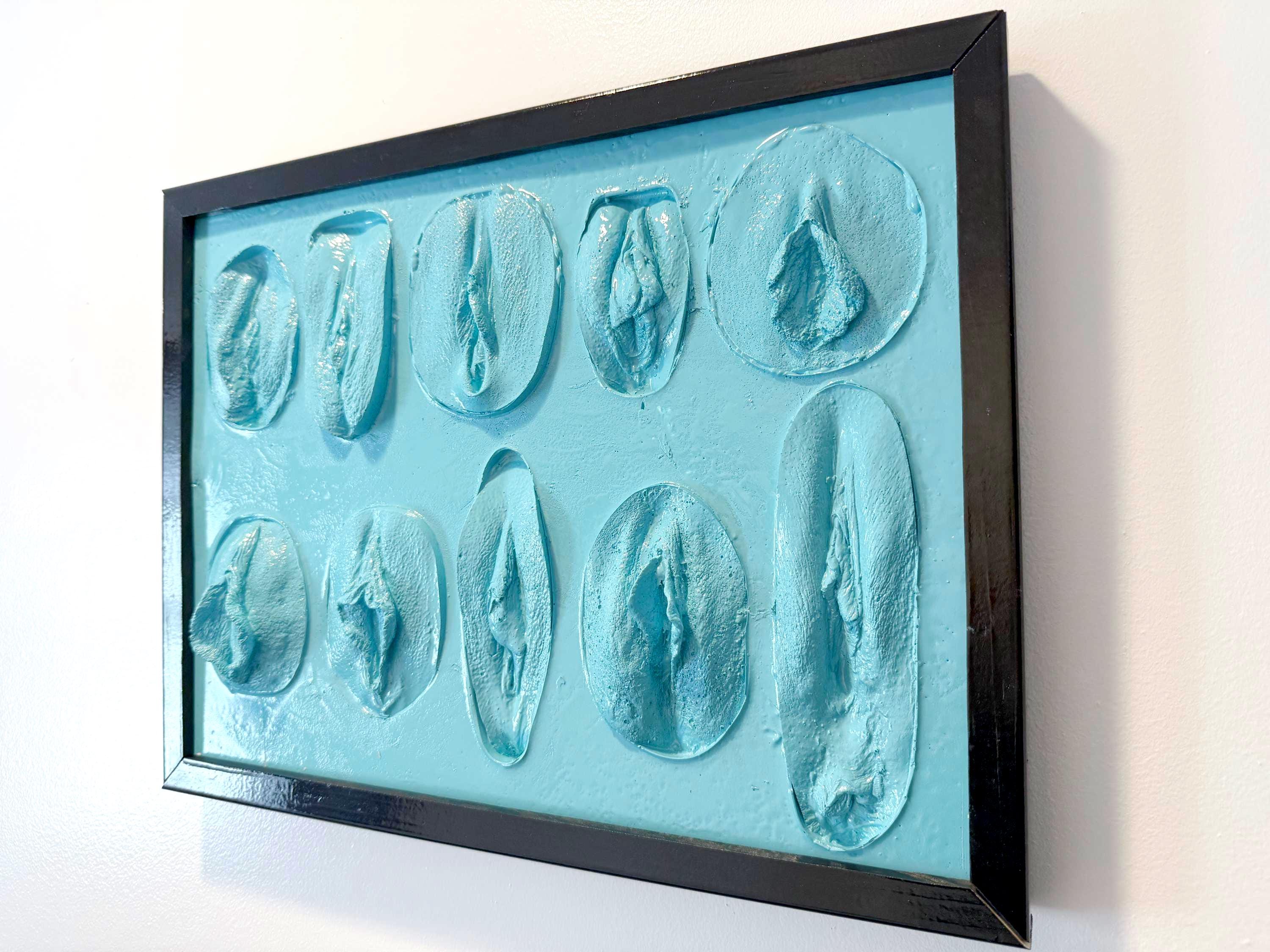 Textured Feminine Form Wall Art | Modern Resin Sculpture | Discreet Packaging