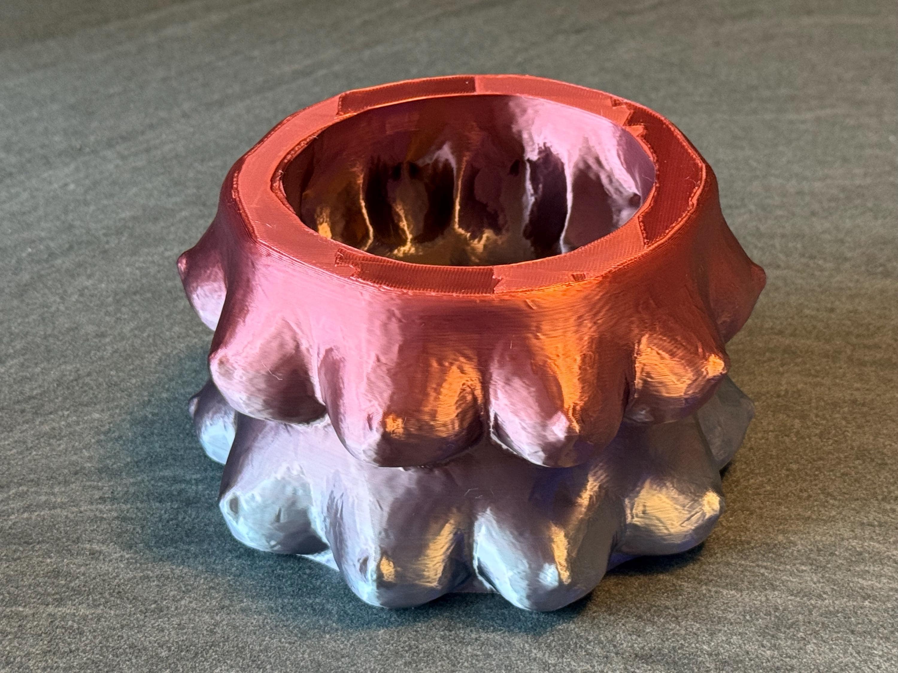 Textured Planter | Trinket Holder | Desk Organizer | Modern Vase | Home Decor | Discreet Packaging