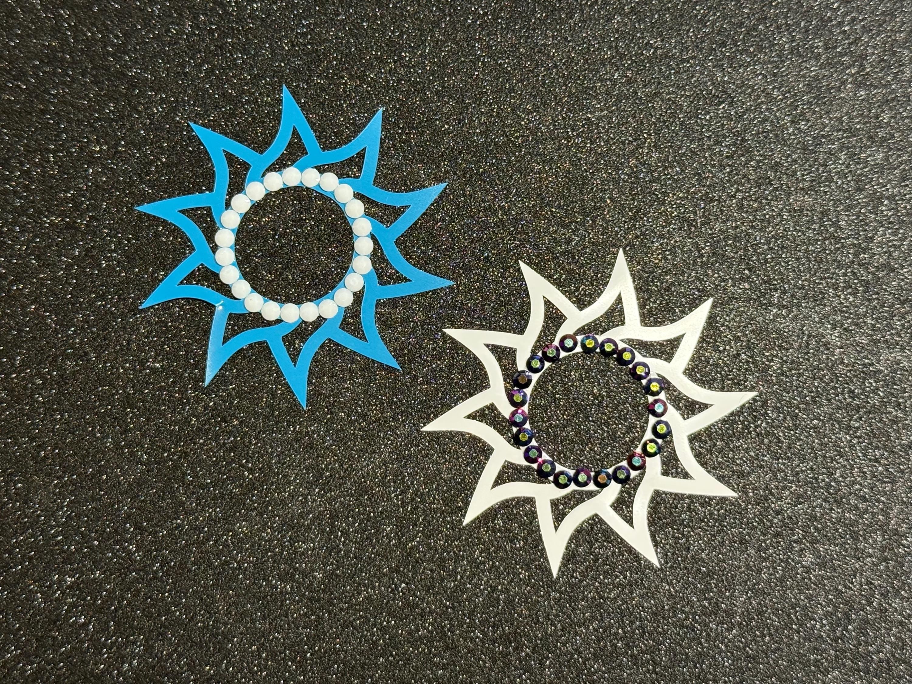 Rhinestone Flower Pasties | Rave Festival Body Jewelry | Discreet Packaging