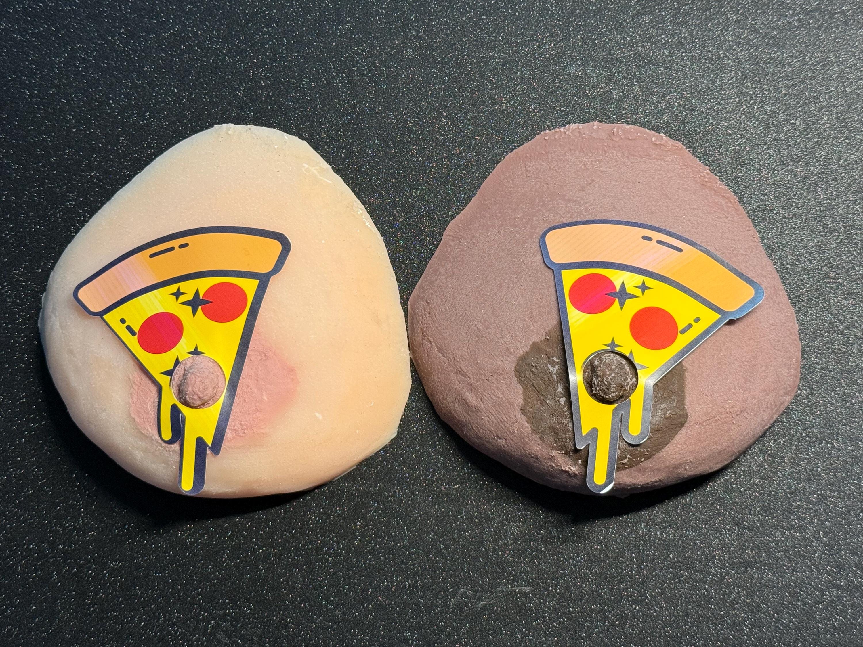 Pizza Nipple Stickers | Cheesy, Saucy Fun Pasties for Parties & Pride | Pizza Lover Gift | Discreet Packaging
