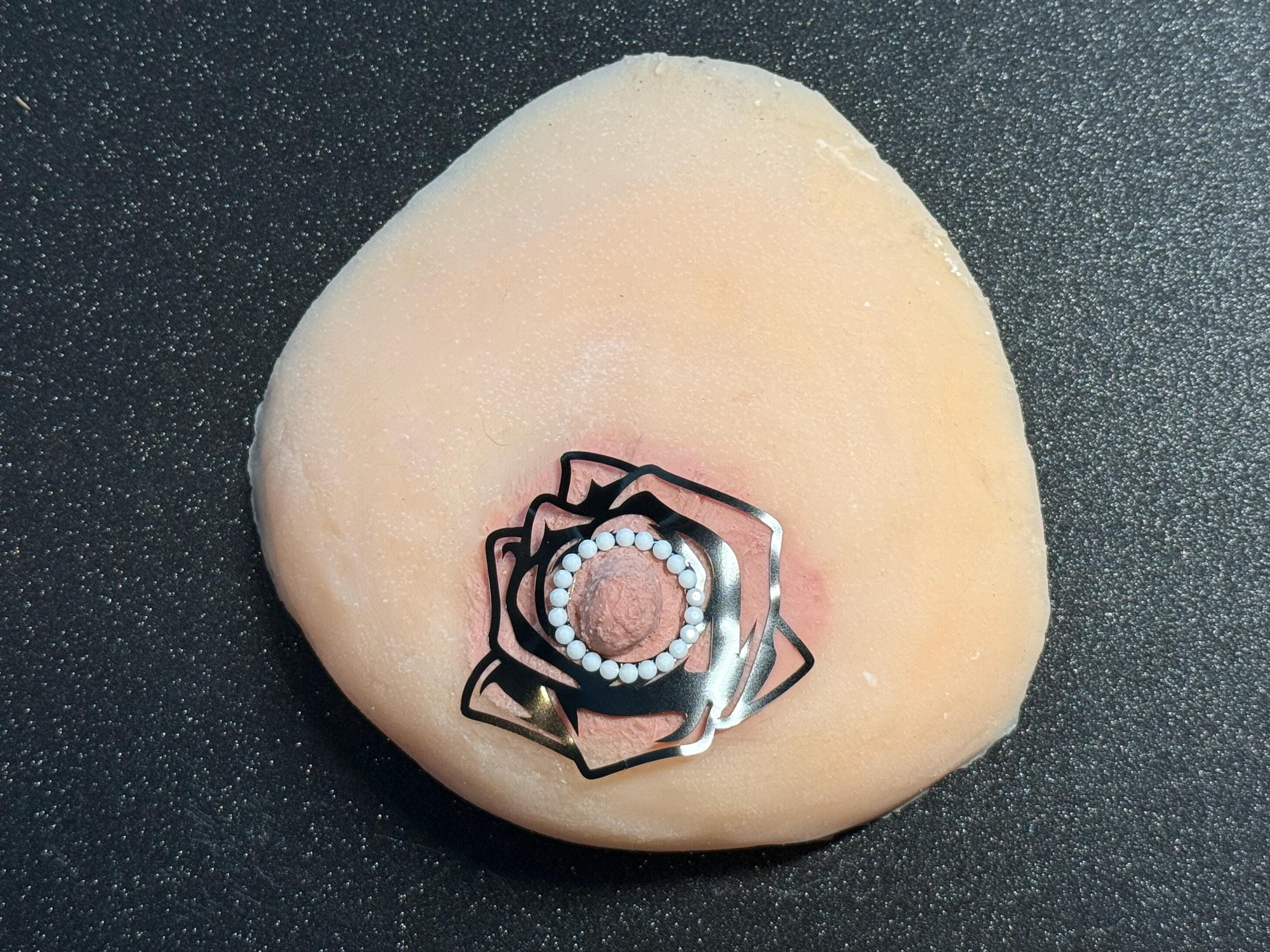 Rhinestone Flower Body Pasty | Rave Festival Body Jewelry | Discreet Packaging