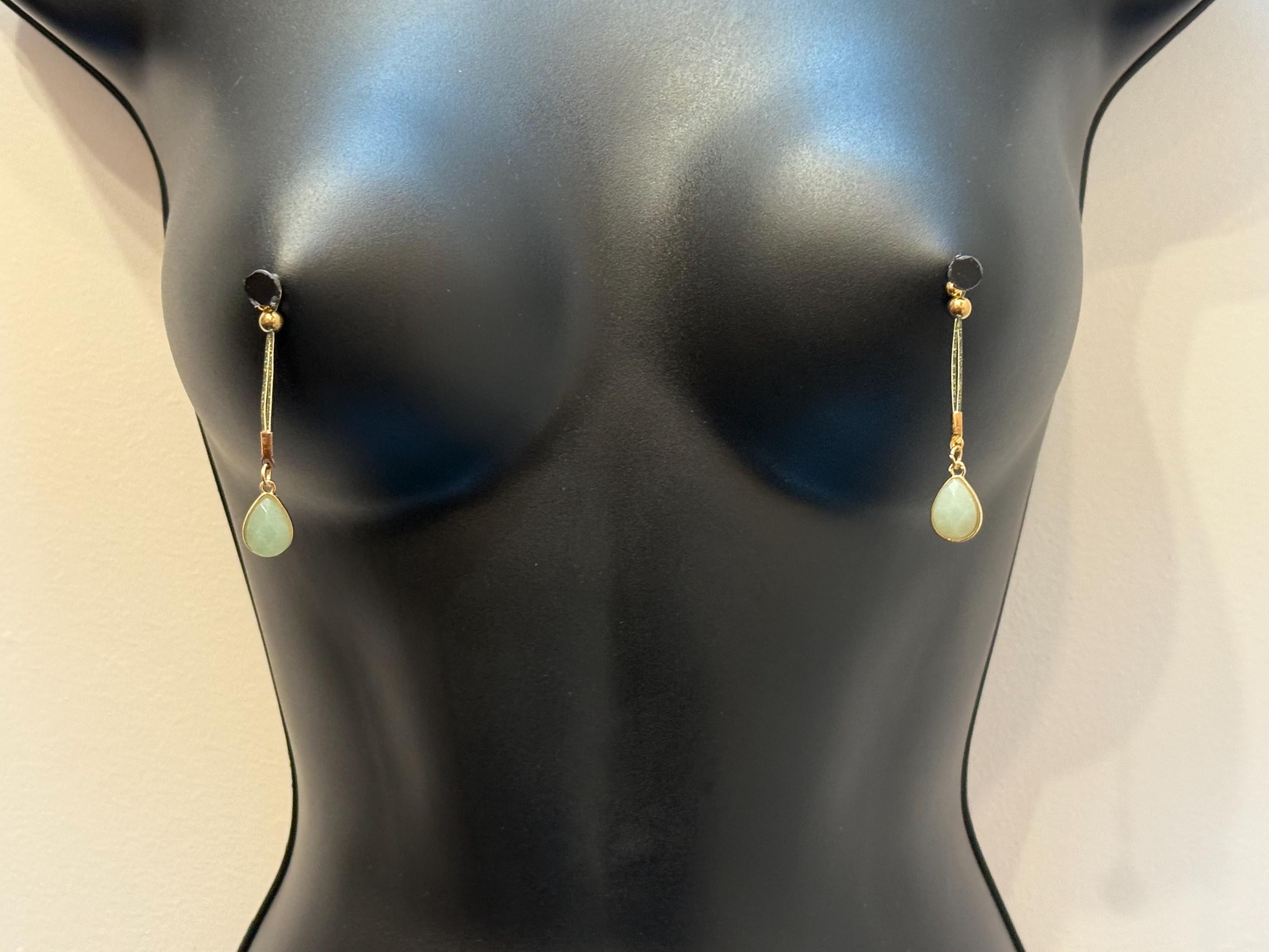 Quartz Nipple Jewelry | Womens Jewelry | Gifts for Her | Nip Tips | Non-Pierced | Made to Order | Discreet Packaging