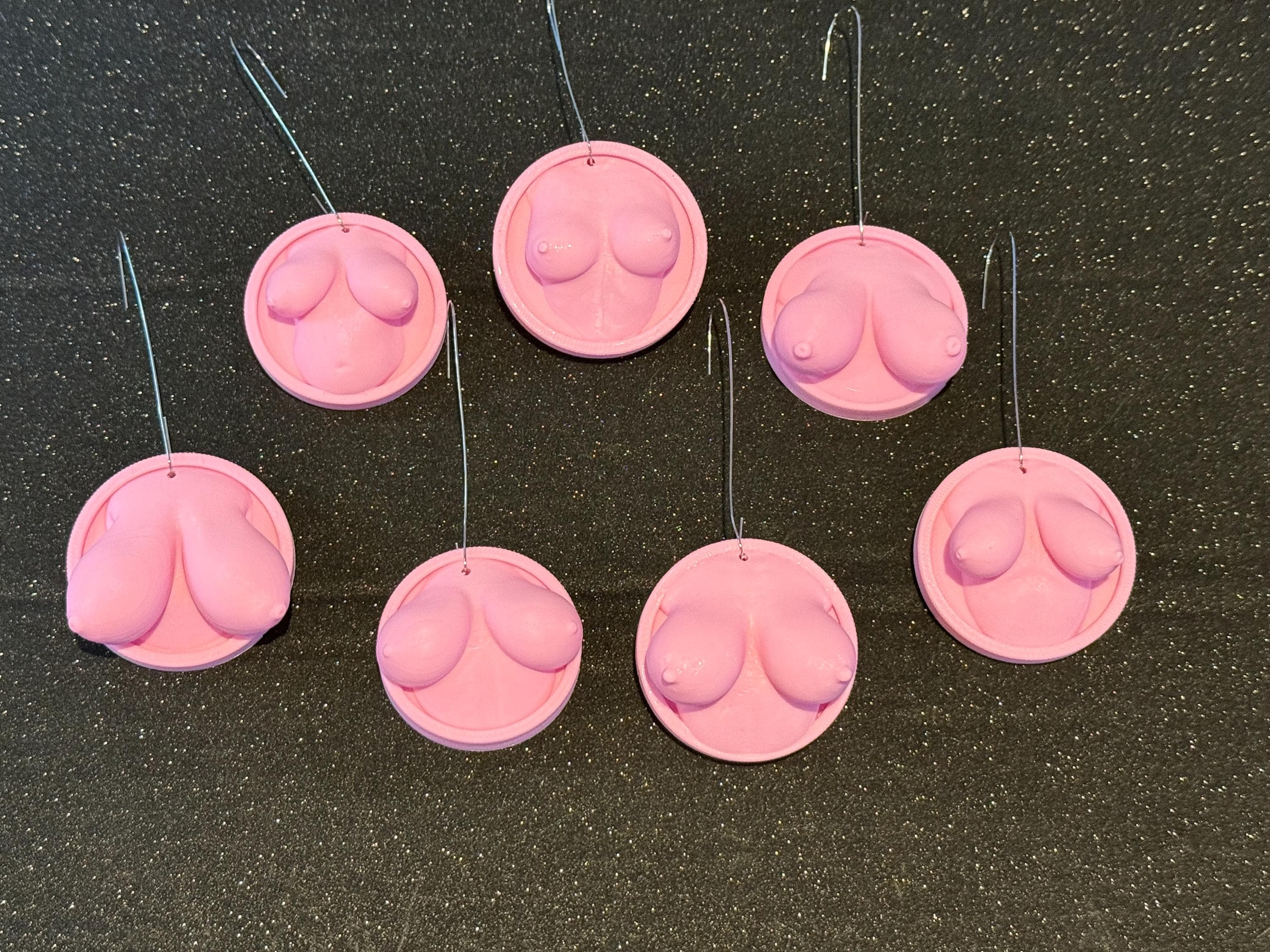 Body Positive Ornament | 3D Printed Curvy Figure | Adult Humor | Discreet Packaging