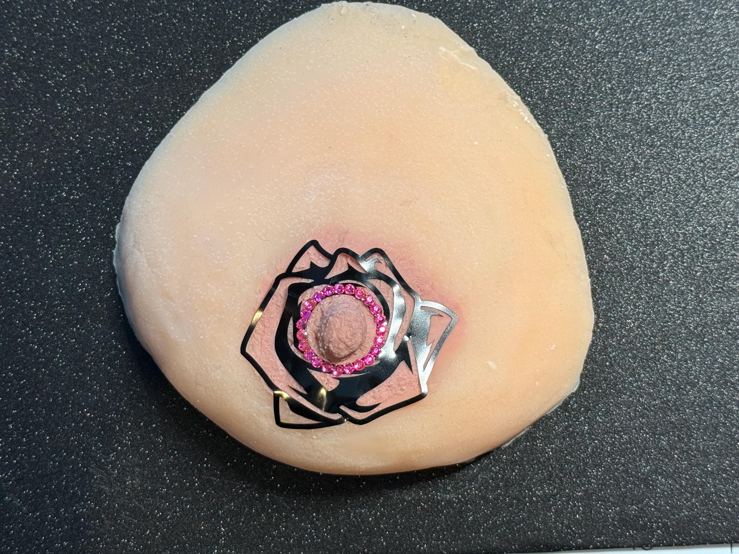 Rhinestone Flower Body Pasty | Rave Festival Body Jewelry | Discreet Packaging