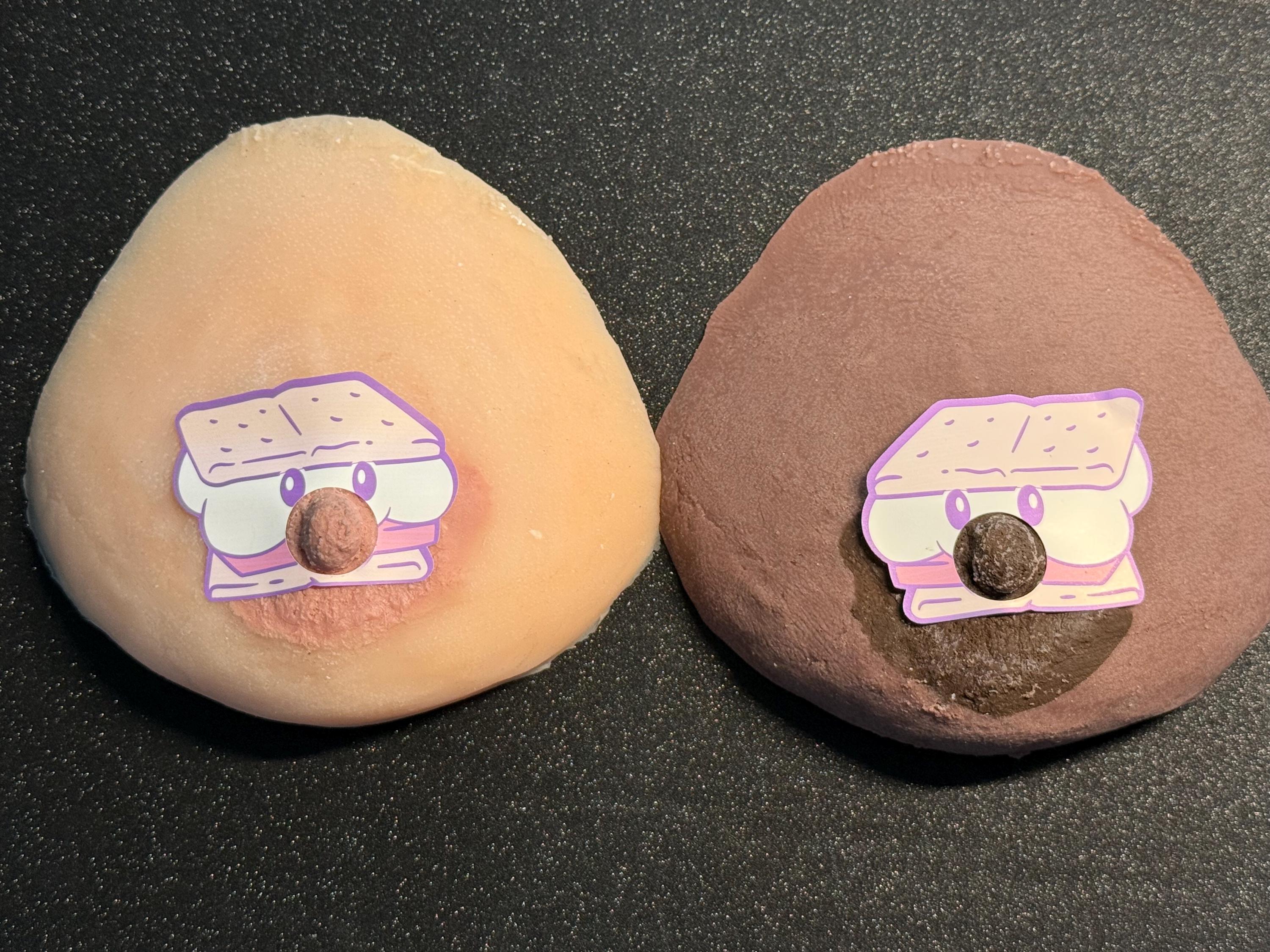 S'mores Nipple Pasties | Playful Rave Costume Accessories | Discreet Packaging