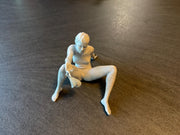Reclining Pose Statue | Nude Woman Sculpture | Contemporary Body Art Decor | Discreet Packaging