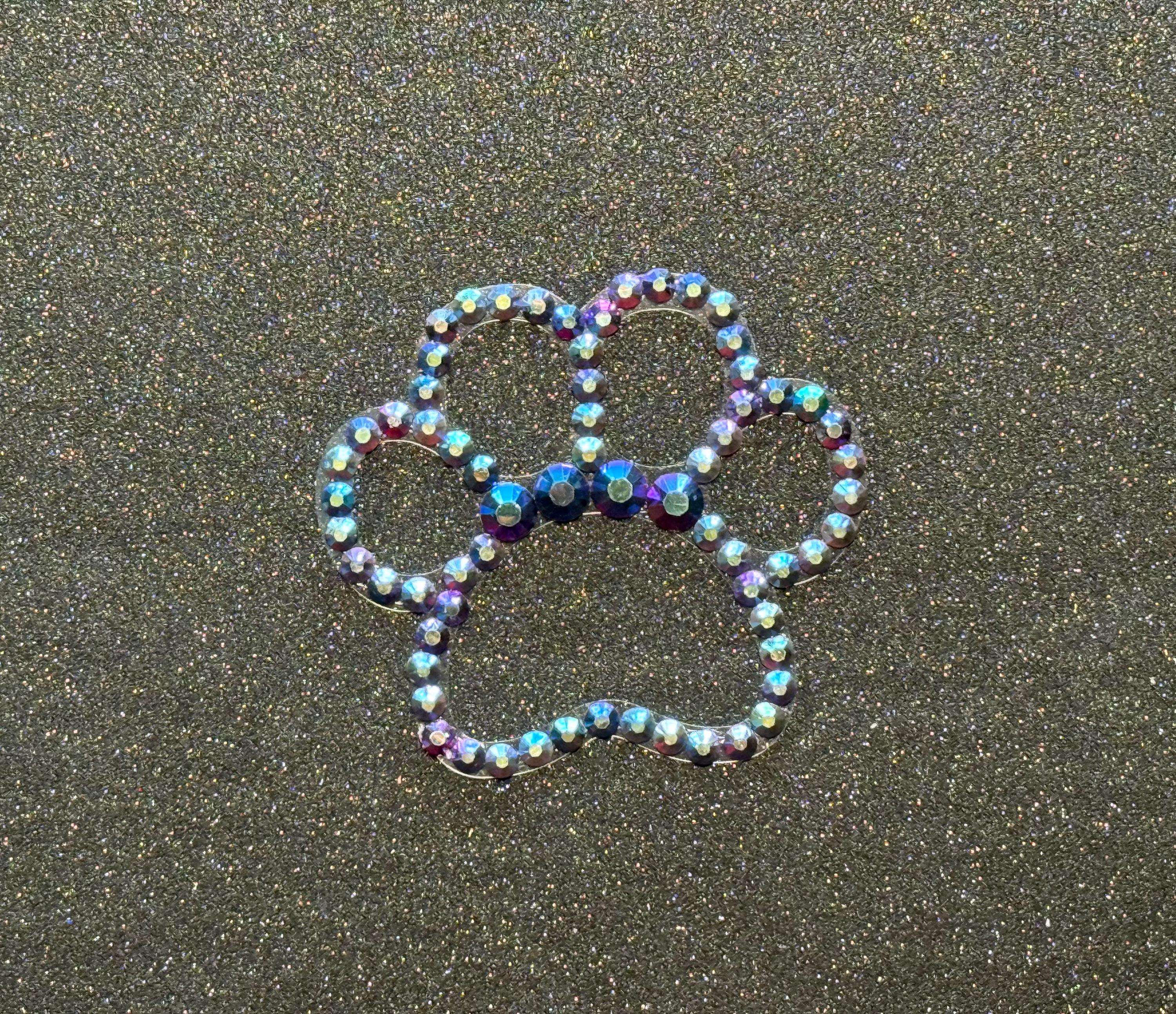 Rhinestone Body Sticker: Dolphin, Unicorn, Mermaid, Paw Print