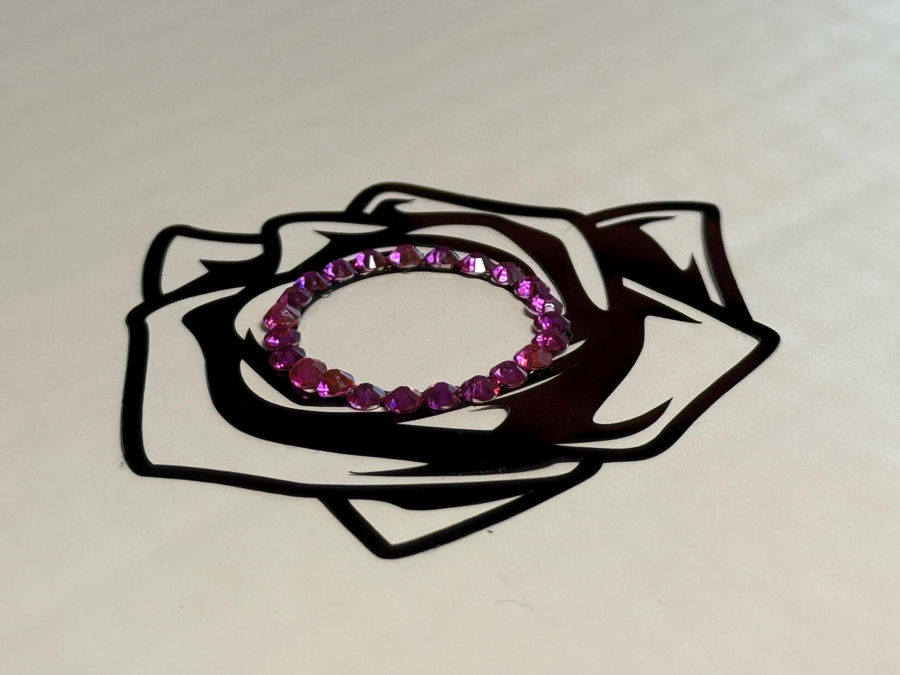 Rhinestone Flower Body Pasty | Rave Festival Body Jewelry | Discreet Packaging