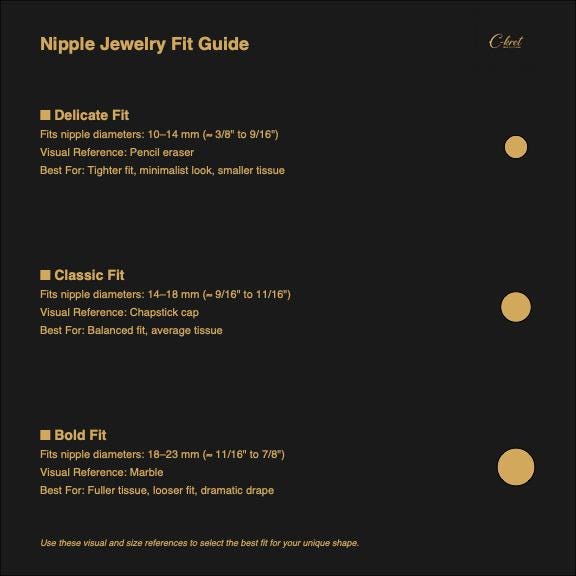 Dangling Nipple Tassels | 18K Gold Plated | Non-Pierced Jewelry | Discreet Packaging