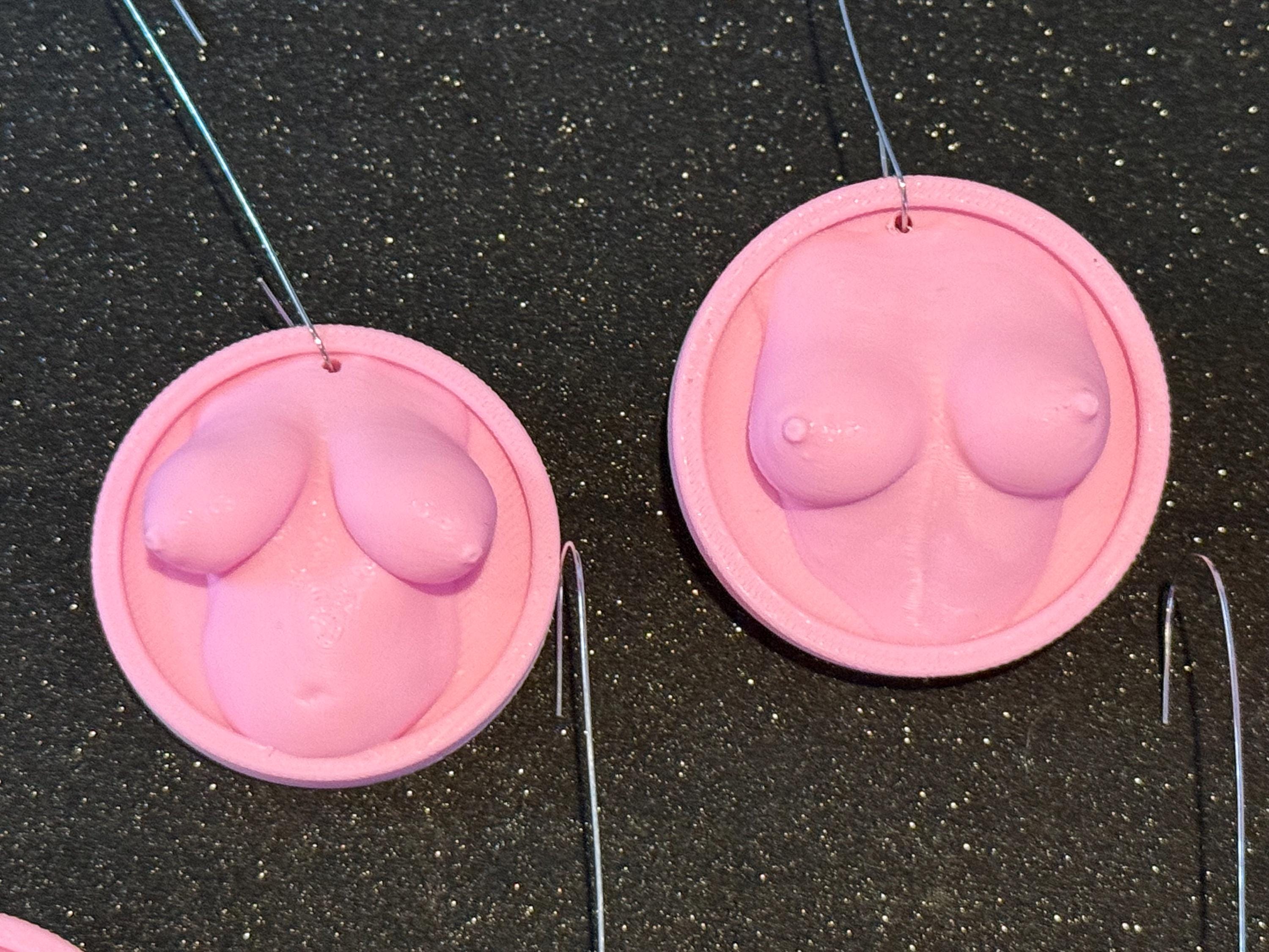 Body Positive Ornament | 3D Printed Curvy Figure | Adult Humor | Discreet Packaging