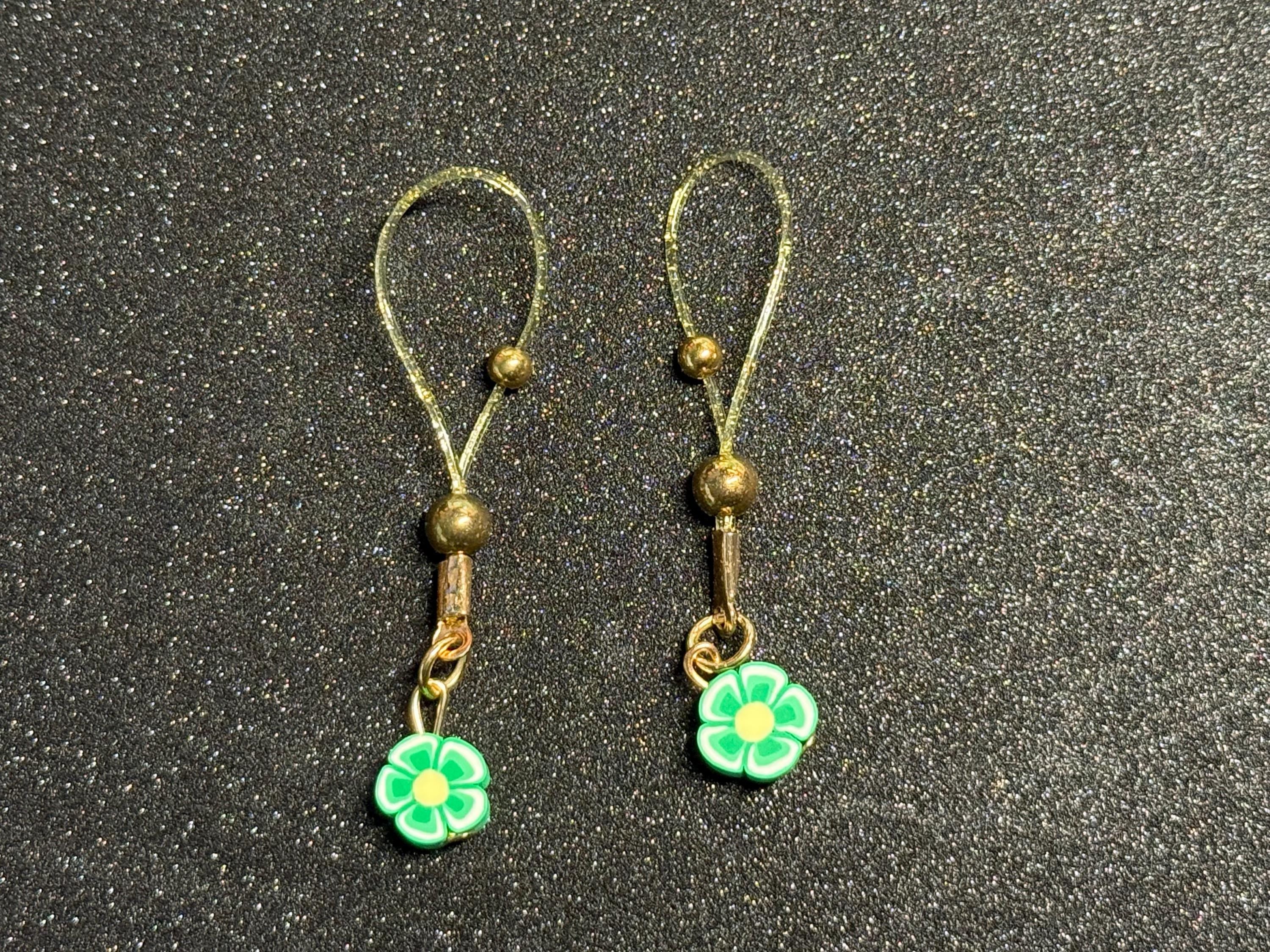 Flower Nipple Jewelry | 18K Gold Plated Nip Tips | Non-Pierced | Discreet Packaging