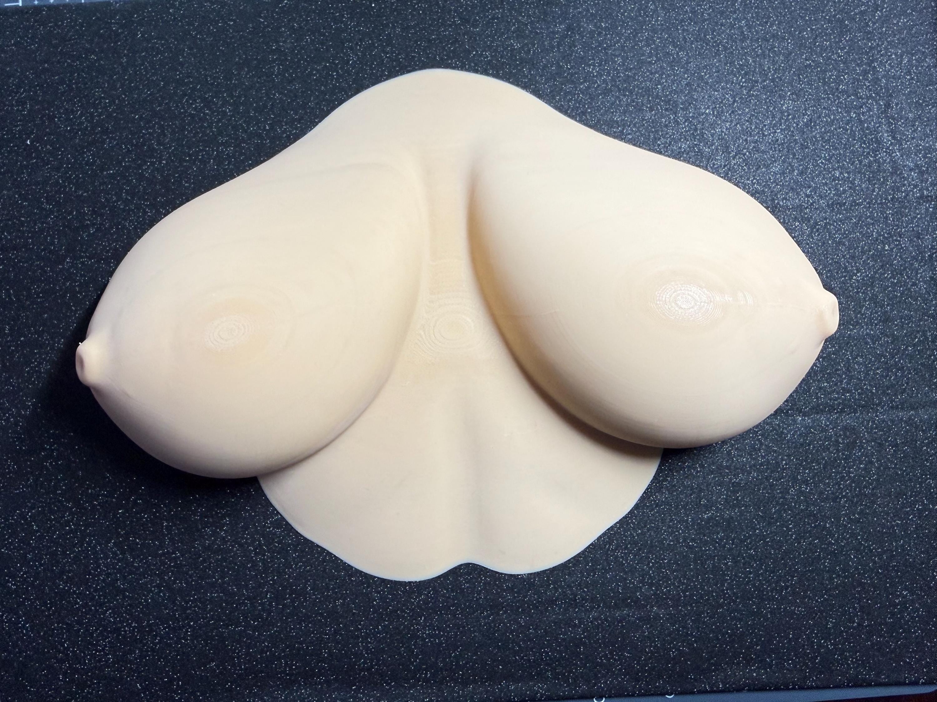 Customized 3d Printed Chest Wall Sculpture | Unique Body Art | Made to Order | Discreet Packaging