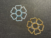 Rhinestone Flower Nipple Pasty | Rave Festival Body Jewelry | Discreet Packaging