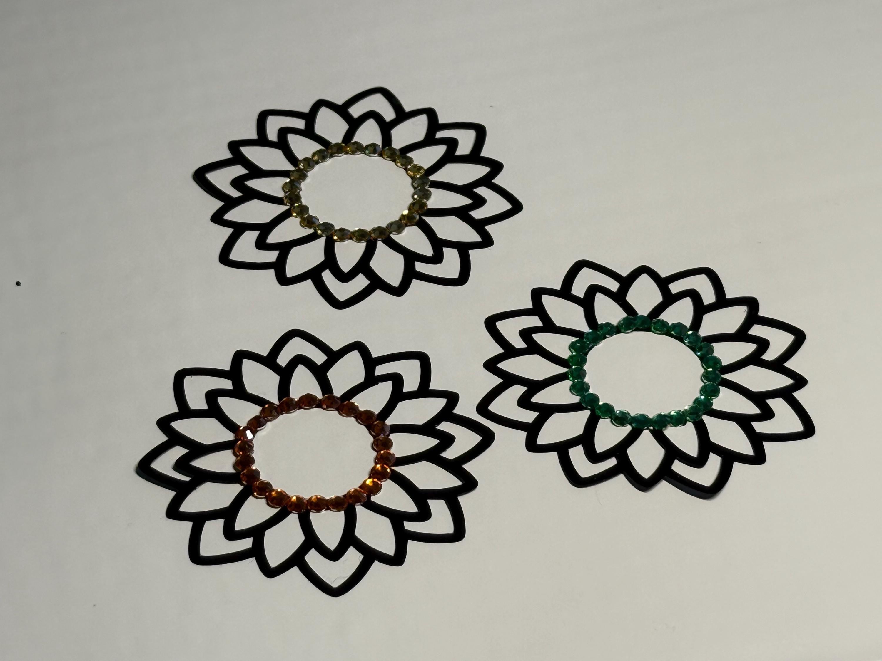 Rhinestone Flower Body Pasty | Rave Festival Body Jewelry | Discreet Packaging