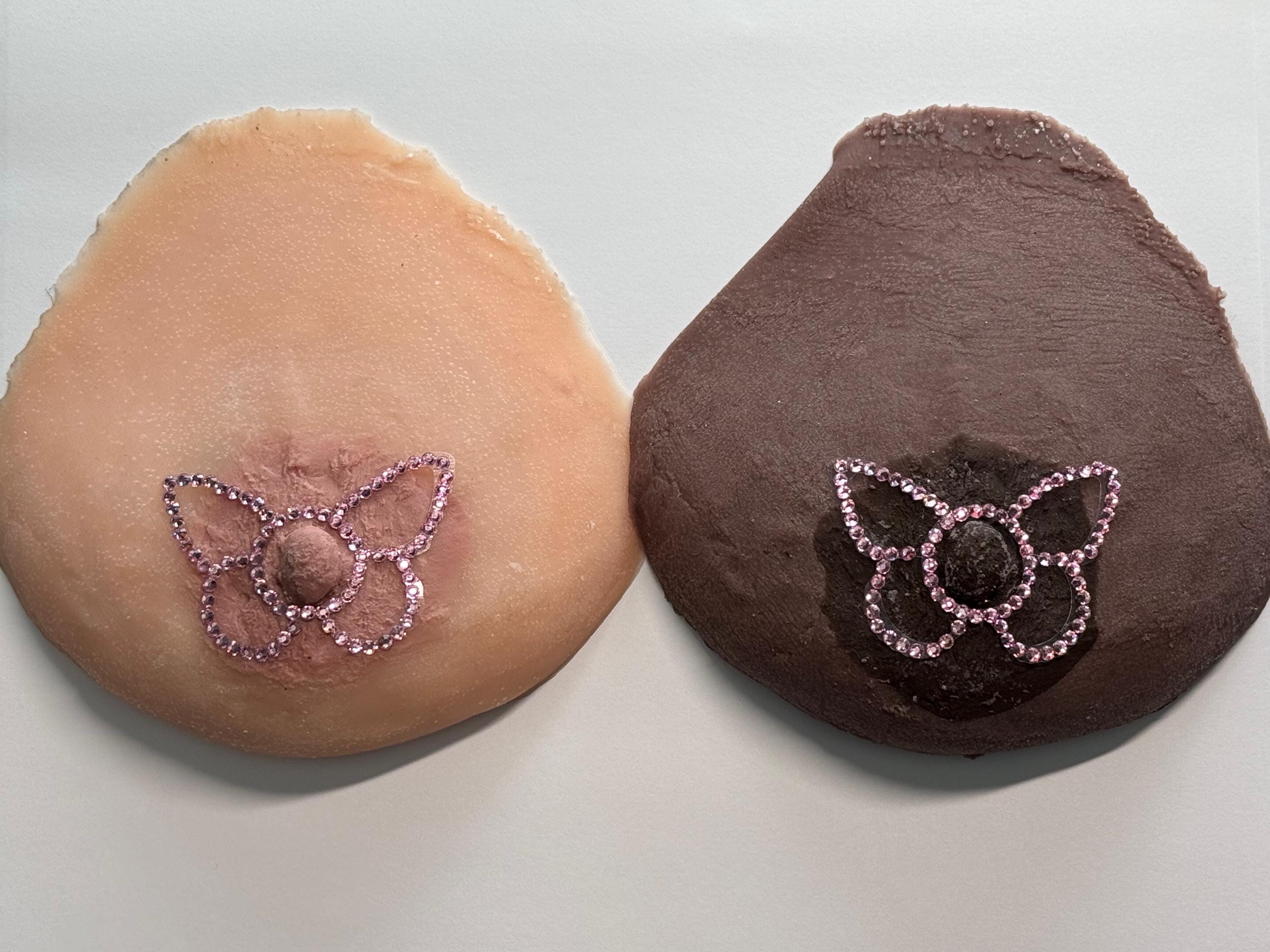 Rhinestone Butterfly Pasties | Rave Festival Body Jewelry | Discreet Packaging