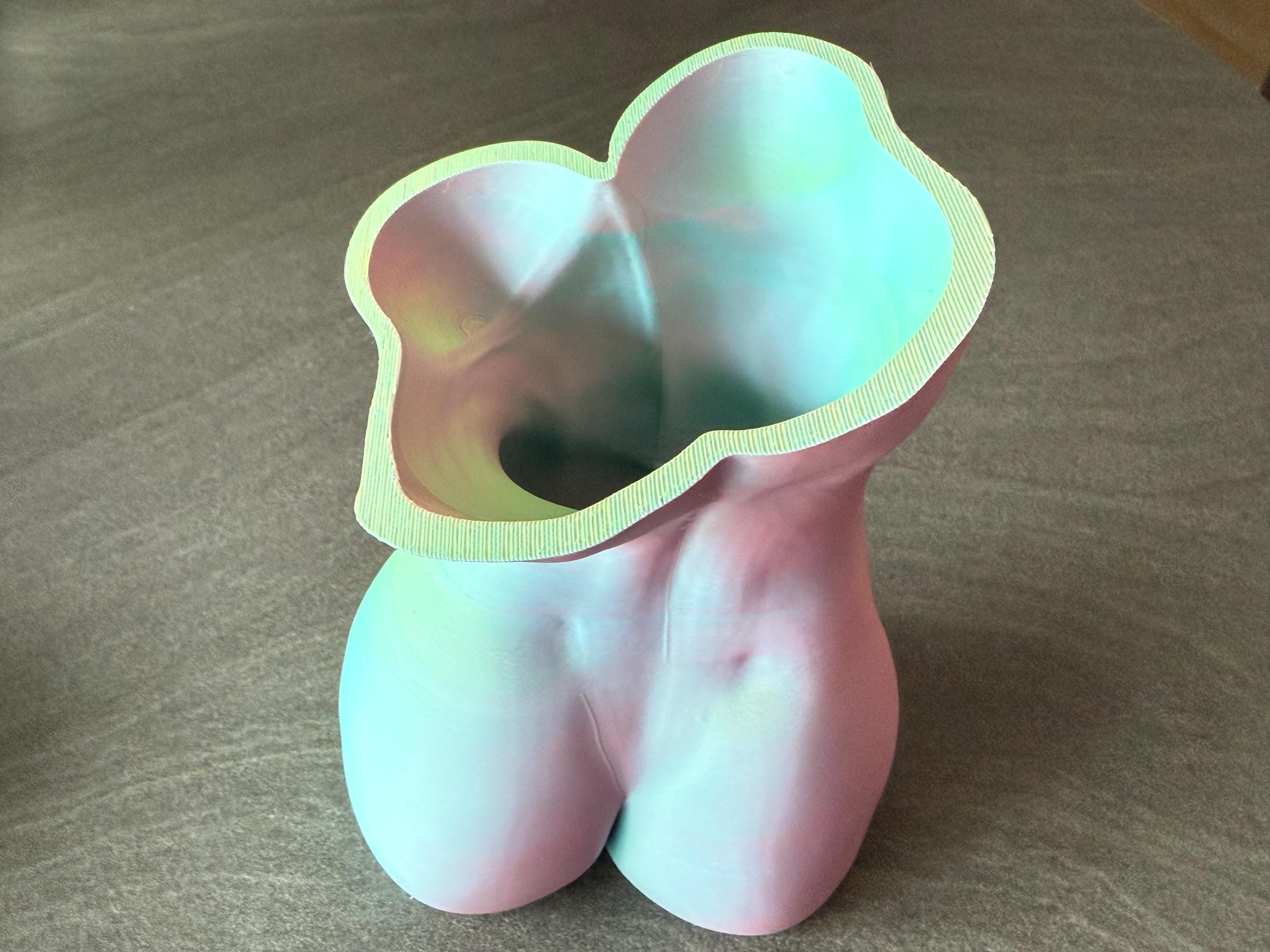 Modern Torso Planter | Body Vase for Succulents or Cacti | Artistic Home Decor | Discreet Packaging