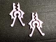 Shark-Style Nipple Clips | Body Jewelry | Festival, Burlesque, or Lingerie Accessories | Discreet Packaging