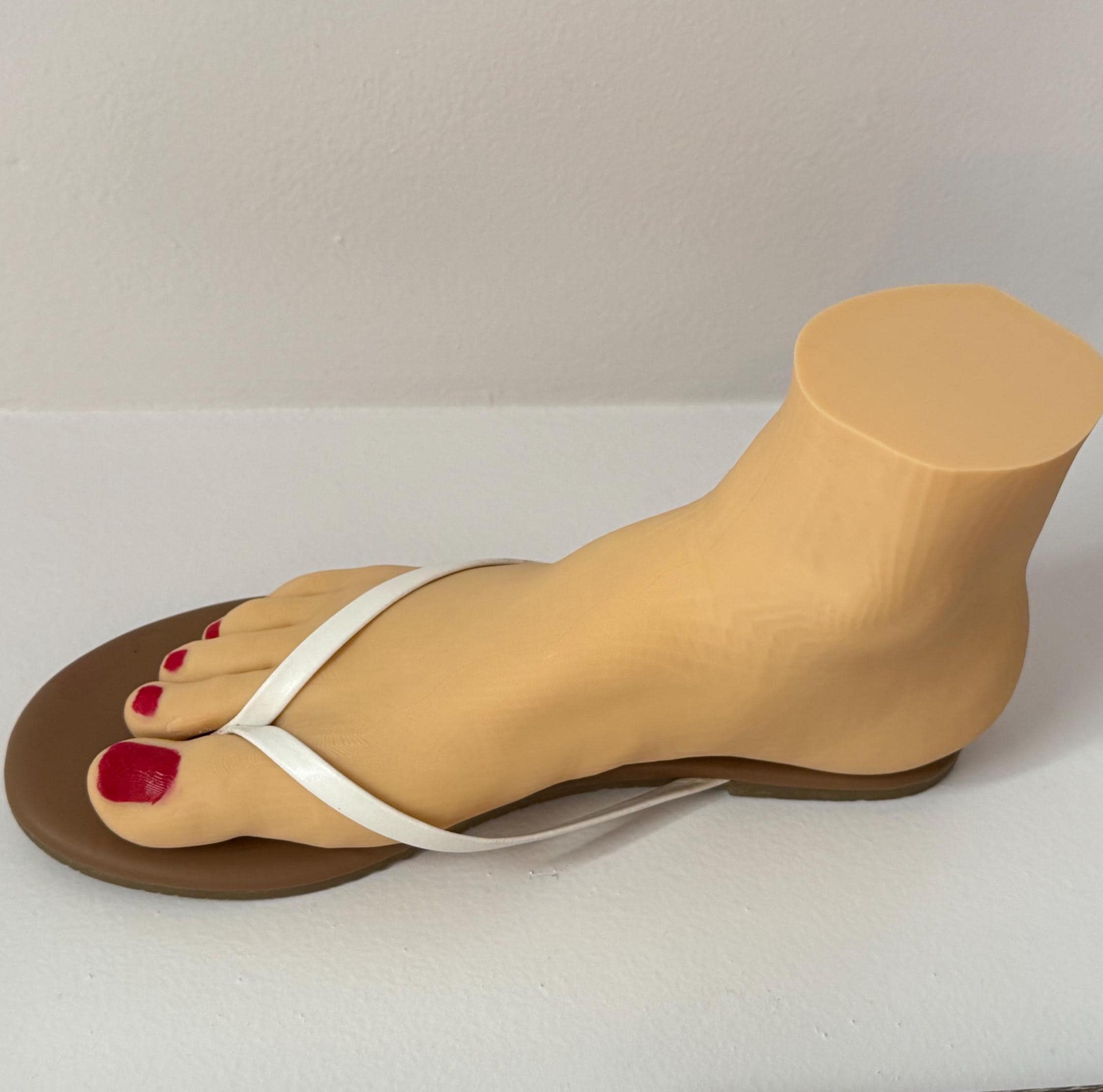 Modern Sculptural Decor | Female Foot Form Display Piece | Discreet Packaging