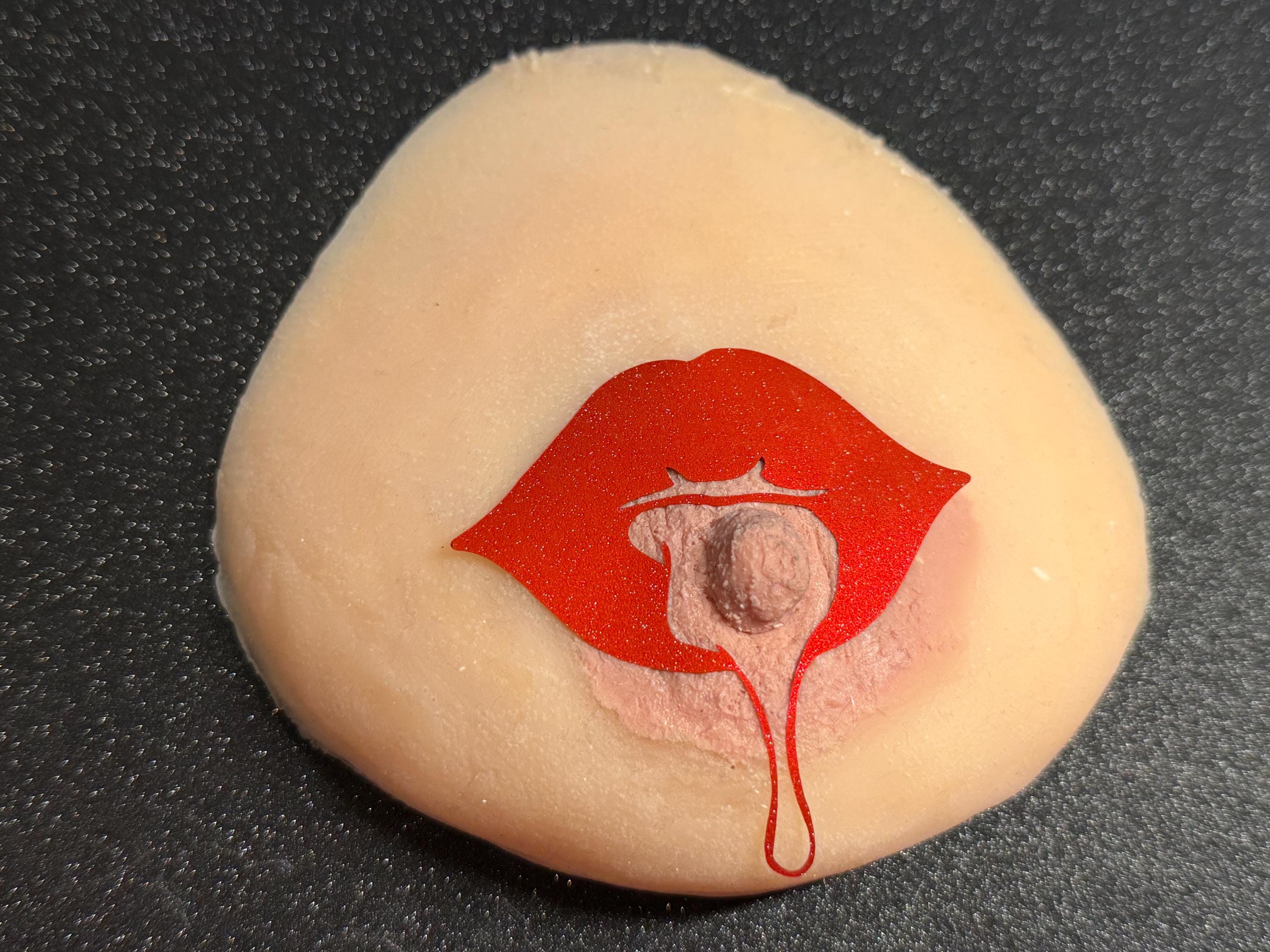 Sexy Sticker | Bold | Vibrant Lips | Made to Order | Glitter Lips | Red Pasty | Discreet Packaging