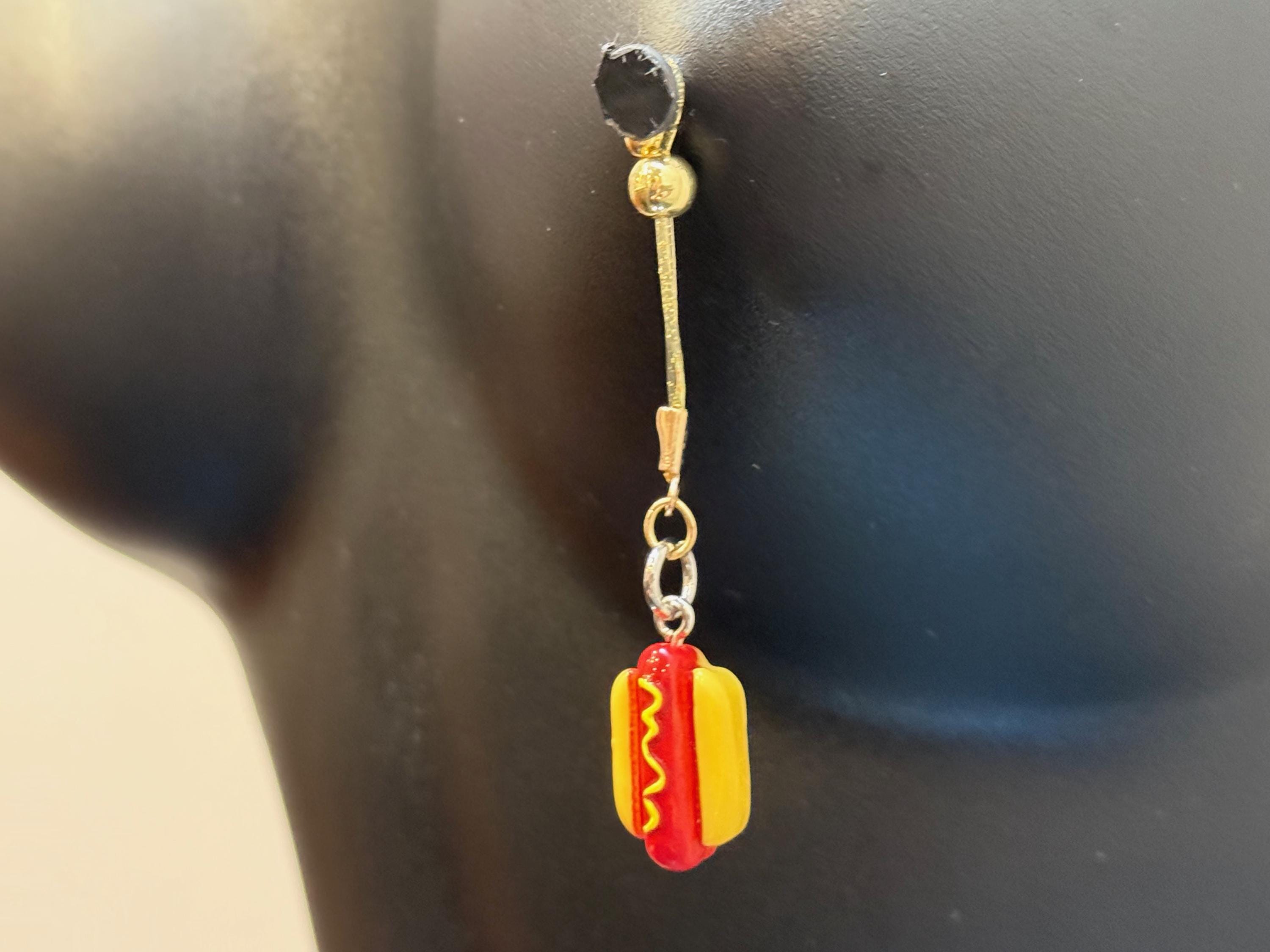 18K Gold Plated Nipple Jewelry | Playful Food Charms | Non-Pierced | Discreet Packaging