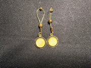 Golden Roman Dangles 18K Gold Plated Nipple Jewelry | Non-Pierced | Discreet Packaging