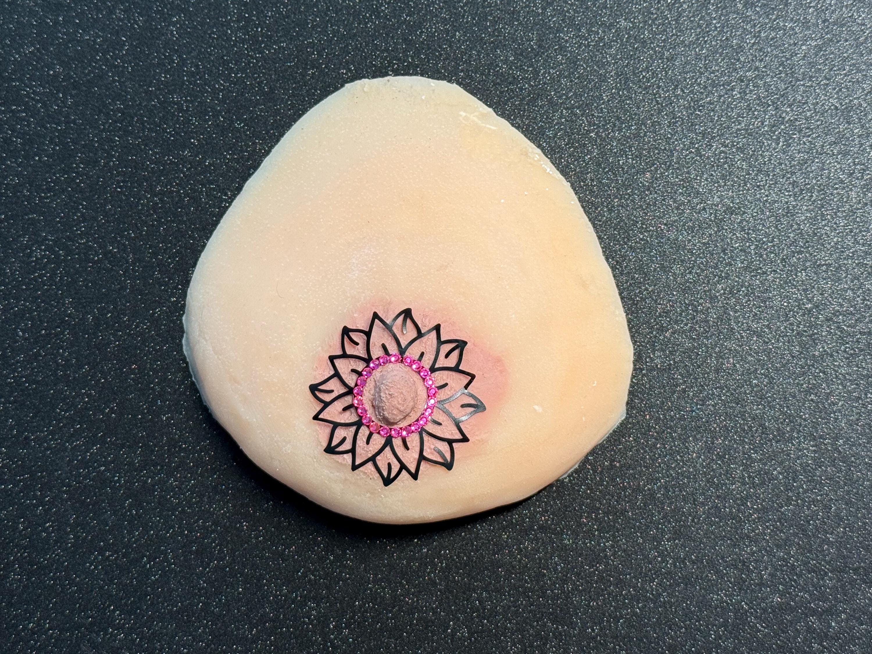 Rhinestone Flower Body Pasty | Rave Festival Body Jewelry | Discreet Packaging