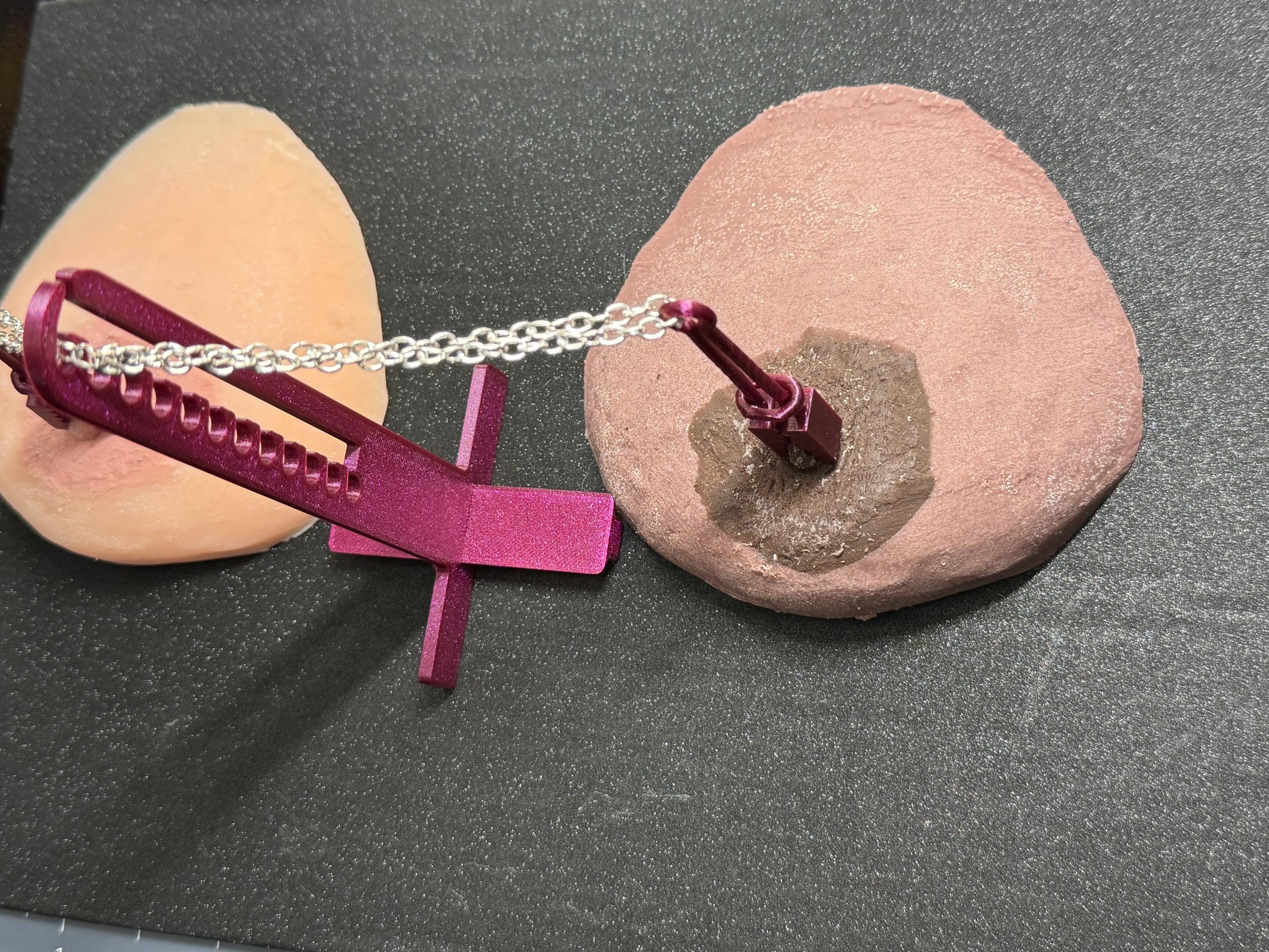 Adjustable Bondage Restraint Display Stand | BDSM Rope & Chain Accessory | Kink Lifestyle Gear | Discreet Packaging