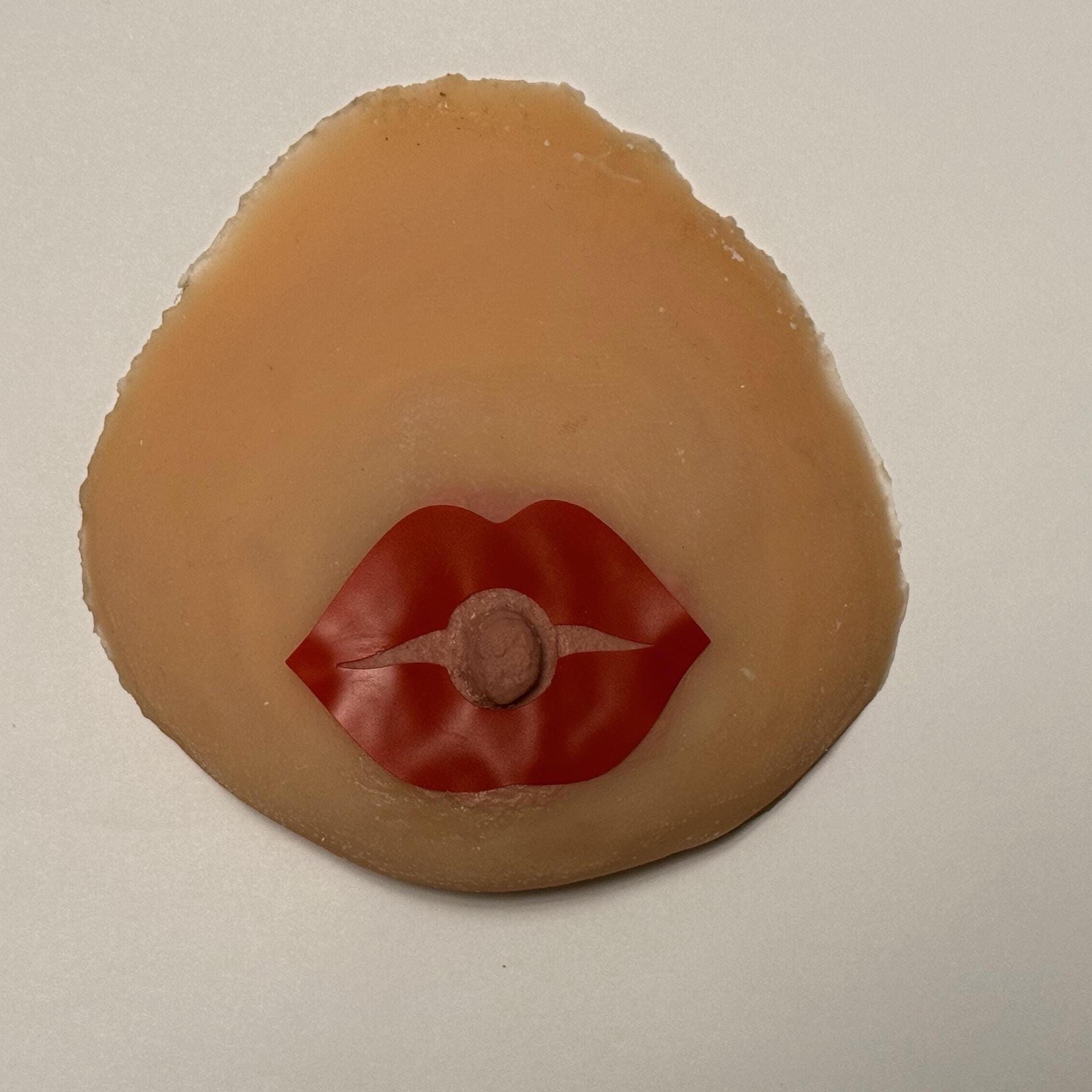 Red Lips Nipple Stickers | Medical Grade Adhesive | Latex-Free | Discreet Packaging